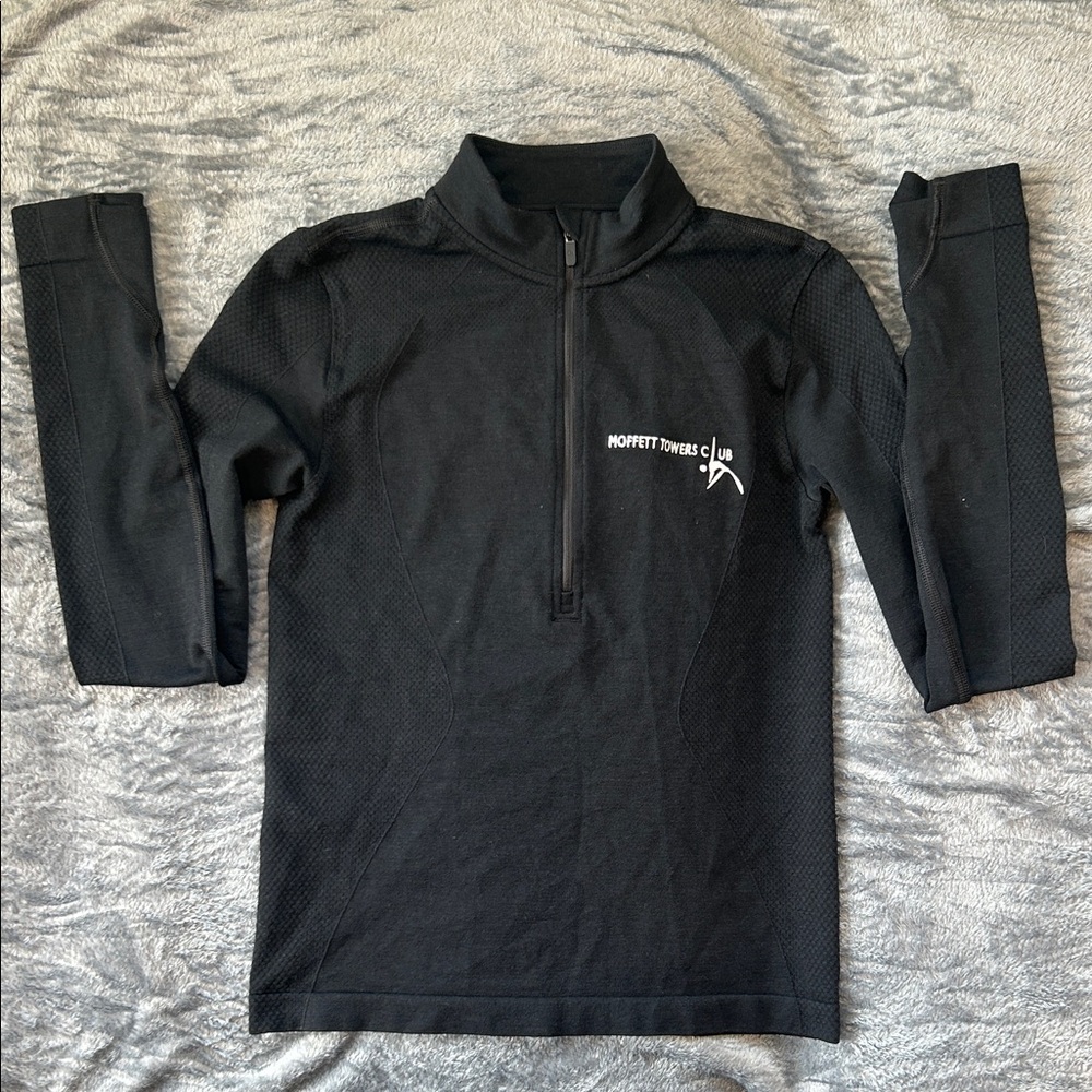 Lululemon Charcoal/Black Quarter Zip Pullover